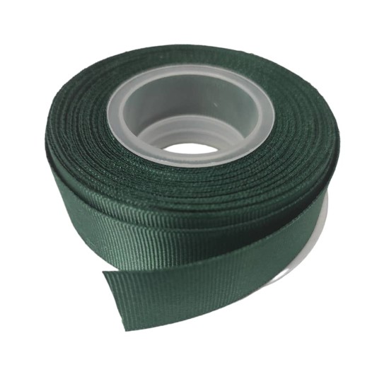 Cinta Gros de 4 cms - #7 VERDE OSCURO - Rollo de 13,7 metros