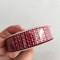 Cinta Strass Plástico (25mm) - Rojo
