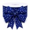 Cinta Gros Foil Triple A - YAMA (25mm) -  Estrellas Azul Oscuro (Pieza de 5 metros)