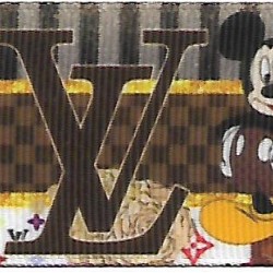 Cinta Gros AAA Por Metro (38mm) - LV 1 Minnie y Mickey ✔️