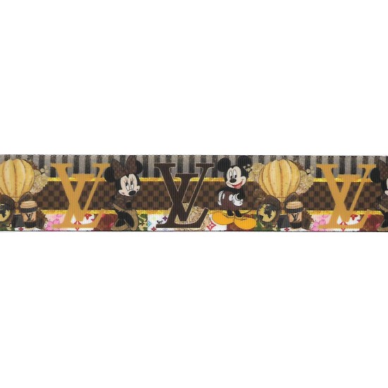 Cinta Gros AAA Por Metro (38mm) - LV 1 Minnie y Mickey ✔️