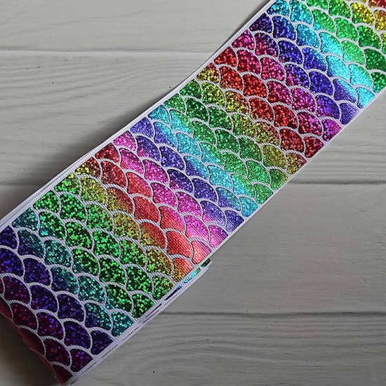 Cinta Gros FOIL 75mm #16 - Rollo 5 metros - Escamas de Sirena Foil