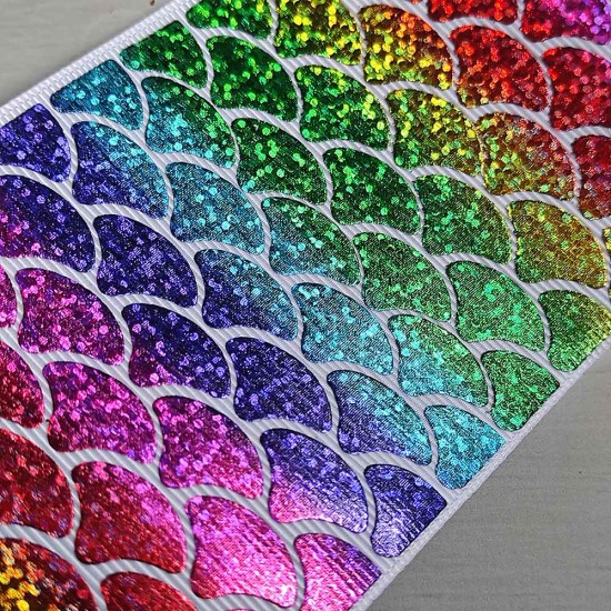 Cinta Gros FOIL 75mm #16 - Rollo 5 metros - Escamas de Sirena Foil