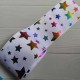 Cinta Gros FOIL 75mm #16 - Rollo 5 metros - Estrellas Multicolor Blanco