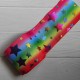Cinta Gros FOIL 75mm #16 - Rollo 5 metros - Estrellas Multicolor Arcoiris