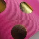 Cinta Gros FOIL 75mm #16 - Rollo 5 metros - Lunares FUCSIA