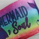 Cinta Gros Estampada 75mm #16 - Rollo 5 metros - Mermaid Soul