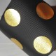 Cinta Gros FOIL 75mm #16 - Rollo 5 metros - Lunares NEGRO