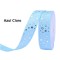 Cinta Gros Foil Triple A - YAMA (25mm) - Estrellas Azul Claro (Pack de 5 metros)
