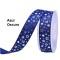 Cinta Gros Foil Triple A - YAMA (25mm) -  Estrellas Azul Oscuro (Pack de 5 metros)