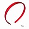 Cintillo Forrado de Satín (1,5cm) - Rojo