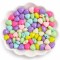 Cuentas . Corazon de Colores 75-80uds  (9mm)