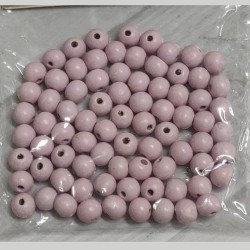 Cuentas de Colores - Rosado (7x8mm)