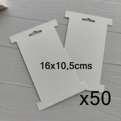 Cartones Etiquetas Multiuso 16x10,5cms -Pack de 50