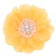 Flor de Lujo con Encaje, Perlas y Strass - 9cms
