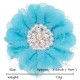 Flor de Lujo con Encaje, Perlas y Strass - 9cms