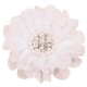 Flor de Lujo con Encaje, Perlas y Strass - 9cms