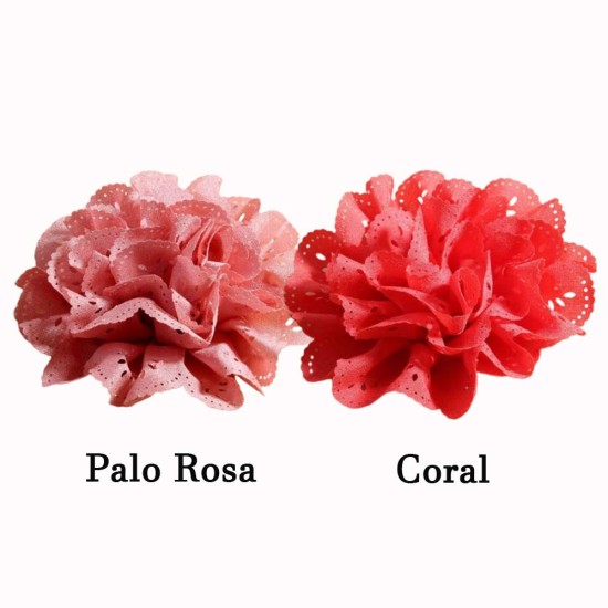 Flor de Tela Perforada 10cms - Por Unidad