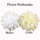 Flor de Tela Perforada 10cms - Por Unidad