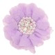 Flor de Lujo con Encaje, Perlas y Strass - 9cms