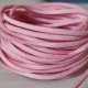 Cordon Plano de Gamuza - Paquete de 5mts - Rosado Bebé