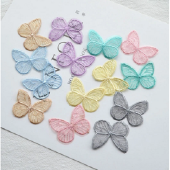 Mariposas de Encaje - Pack 10uds  (46x39mm)