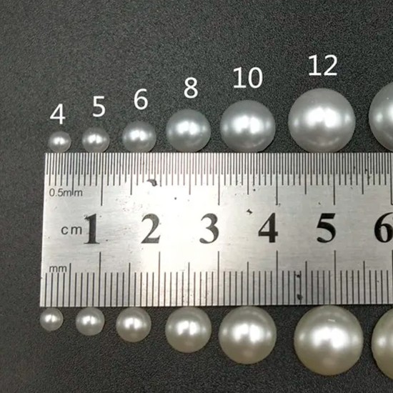 Medias Perlas Plásticas 15gramos - 6mm