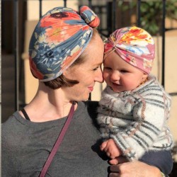 Patrón de turbante con Nudo Superior (Todas las Tallas)