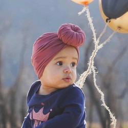 Patrón de turbante con Nudo Superior (Todas las Tallas)