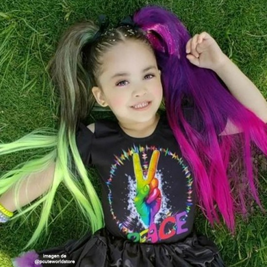 Cola de Caballo - Ponytails Colores Fantasia Degradé - Liso M03