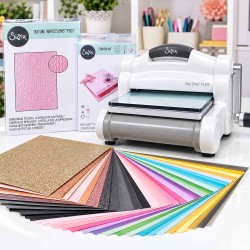 Maquina Troqueladora Sizzix Big Shot PLUS / NUEVO COLOR + kit De Inicio - Entrega INMEDIATA
