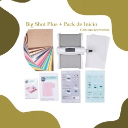 Maquina Troqueladora Sizzix Big Shot PLUS / NUEVO COLOR + kit De Inicio - Entrega INMEDIATA
