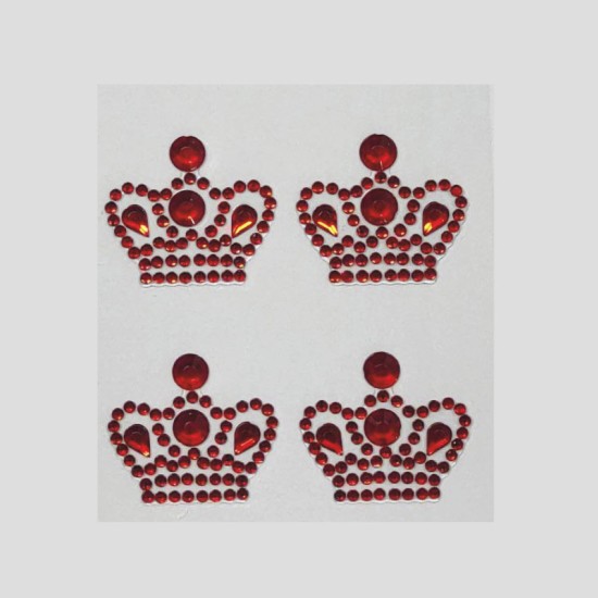 Tira Adhesiva - Corona Roja (16uds)