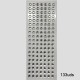Tira Adhesiva - Aplicación Circular de 10mm Plateado - (133uds)