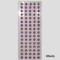 Tira Adhesiva - Aplicacion Circular de 10mm Rosado Tornasol - (80uds)