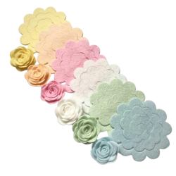 Troquel de Madera - Flores Envolventes Espiral 