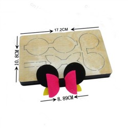 Troquel de Madera - Moño Minnie 8.89cms