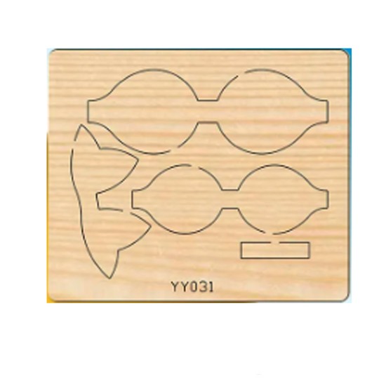 Troquel de Madera - Moño Baby Mediano (8cms)