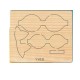 Troquel de Madera - Moño Baby Mediano (8cms)