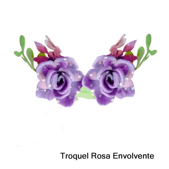 Troquel de Madera - Rosa Envolventes Espiral