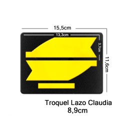 Troquel de Madera - Lazo Claudia (8,9cm)
