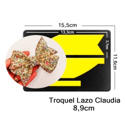 Troquel de Madera - Lazo Claudia (8,9cm)