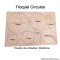 Troquel de Madera -Circulos