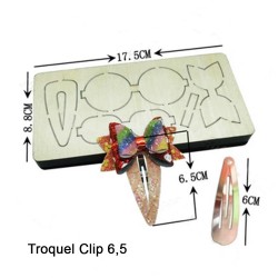 Troquel de Madera - Clip 6,5cms