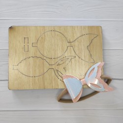 Troquel de Madera - Cola Sirena (9.5cms)