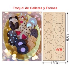 Troquel de Madera - Galletas y Formas 
