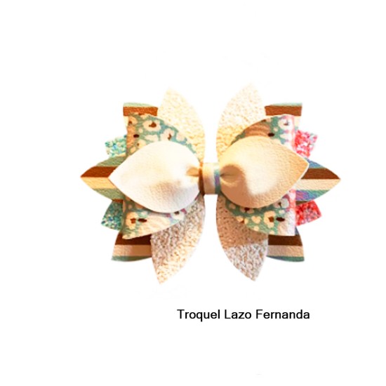 Troquel de Madera - Lazo Fernanda (6,4cm) Troquel de Madera - Lazo Fernanda (6,4cm)