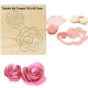 Troquel de Madera - Flores Envolventes Espiral 
