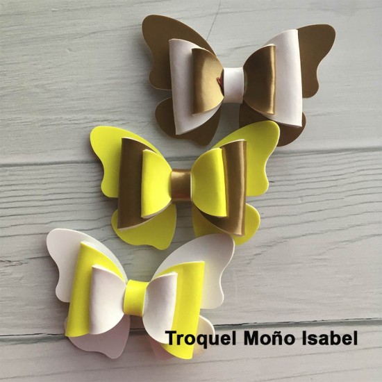 Troquel de Madera - Lazo Isabel (7,6cm)
