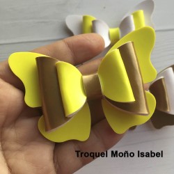 Troquel de Madera - Lazo Isabel (10,2cm)